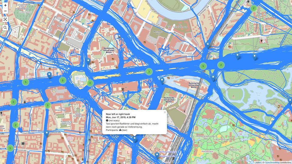 Radverkehr im Bergischen Städtedreieck – SimRa